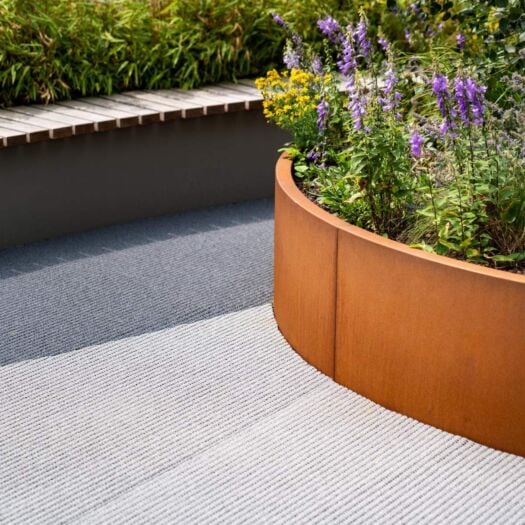 Adezz _ Corten Steel - Outside Curve - Retaining Walls