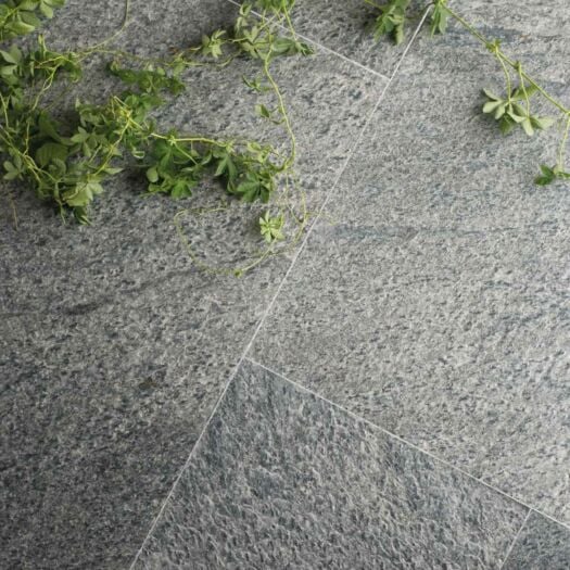 Strata Paving _ Sanded & Brushed Quartzite 'Venetian' Silver Galactica - PAVING SLABS