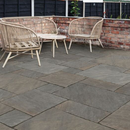 Stonemarket Paving _ Antique Sandstone 'Vintage' Raven - PAVING SLABS