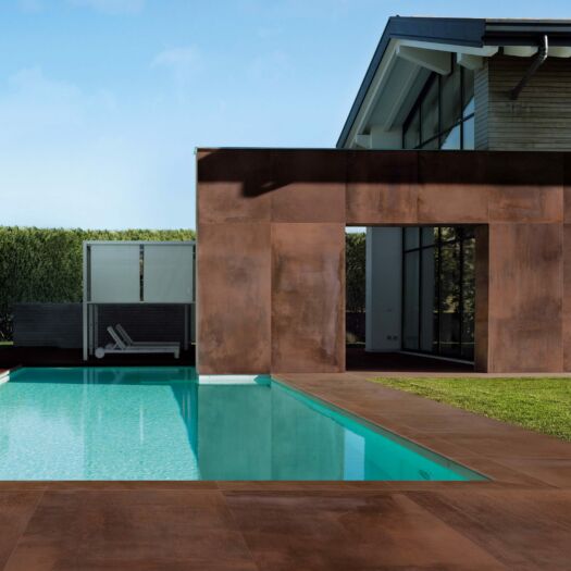 Talasey_Porcelain 'Vitripiazza Metallo' Corten-PAVING SLABS