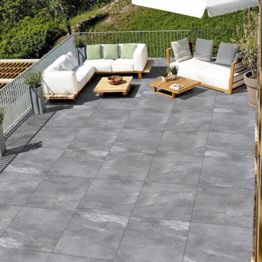 Strata Paving _ Porcelain Volcanic Grey-PAVING SLABS