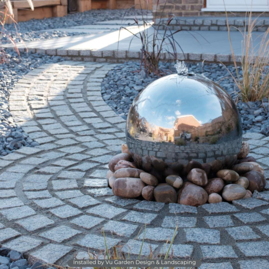London Stone _ Natural Granite Silver Grey - SETTS