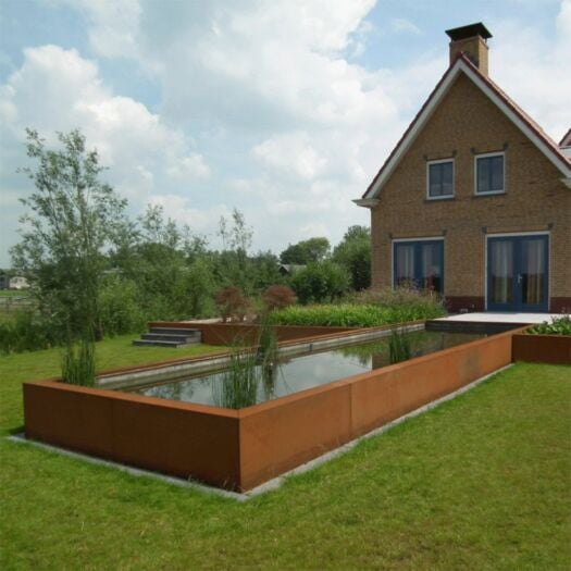 Adezz_Corten Steel Instant Pond-Pond Container