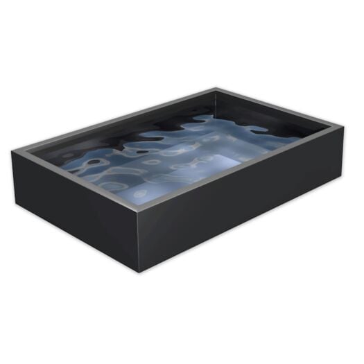 Adezz _ Aluminium (Charcoal) Instant Pond - Pond Container