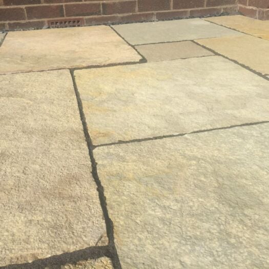 Paving Superstore _ Riven Limestone 'Select Range' Yellow-PAVING SLABS