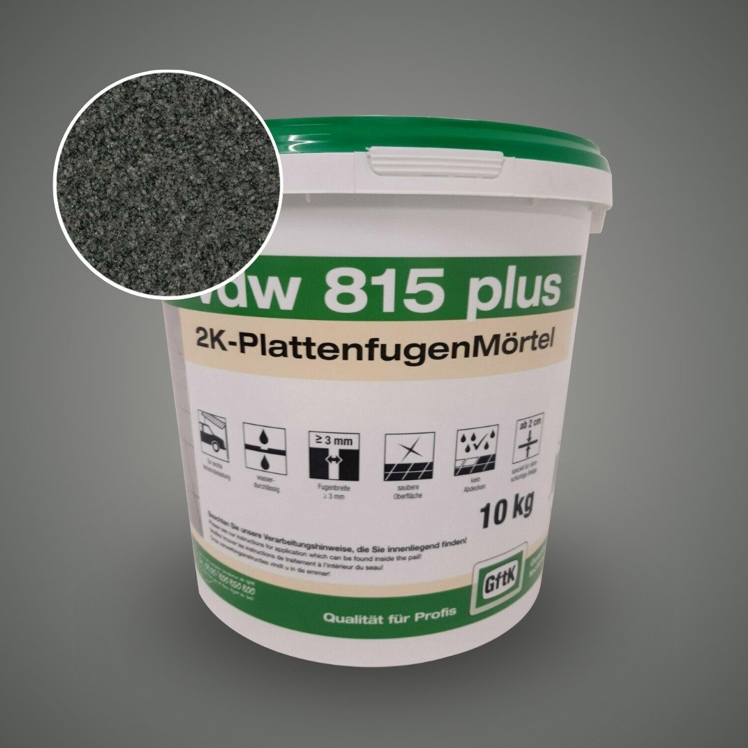 GftK _ Epoxy Paving Joint Mortar vdw 815+ 10kg - ideal for large slabs, patio & driveway - Basalt