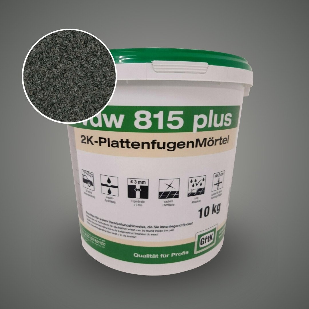 GftK_Epoxy Paving Joint Mortar vdw 815+ 10kg-ideal for large slabs, patio & driveway-Basalt