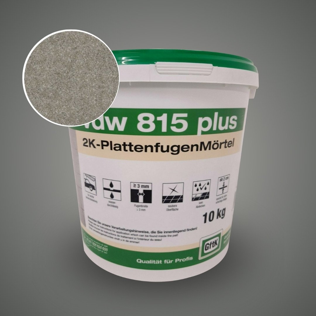 GftK _ Epoxy Paving Joint Mortar vdw 815+ 10kg - ideal for large slabs, patio & driveway - Natural Sand