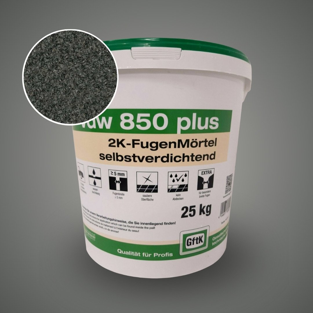 GftK _ Paving Joint Mortar vdw 850+ 25kg - Professional, ideal for patios, driveways & commercial - Basalt