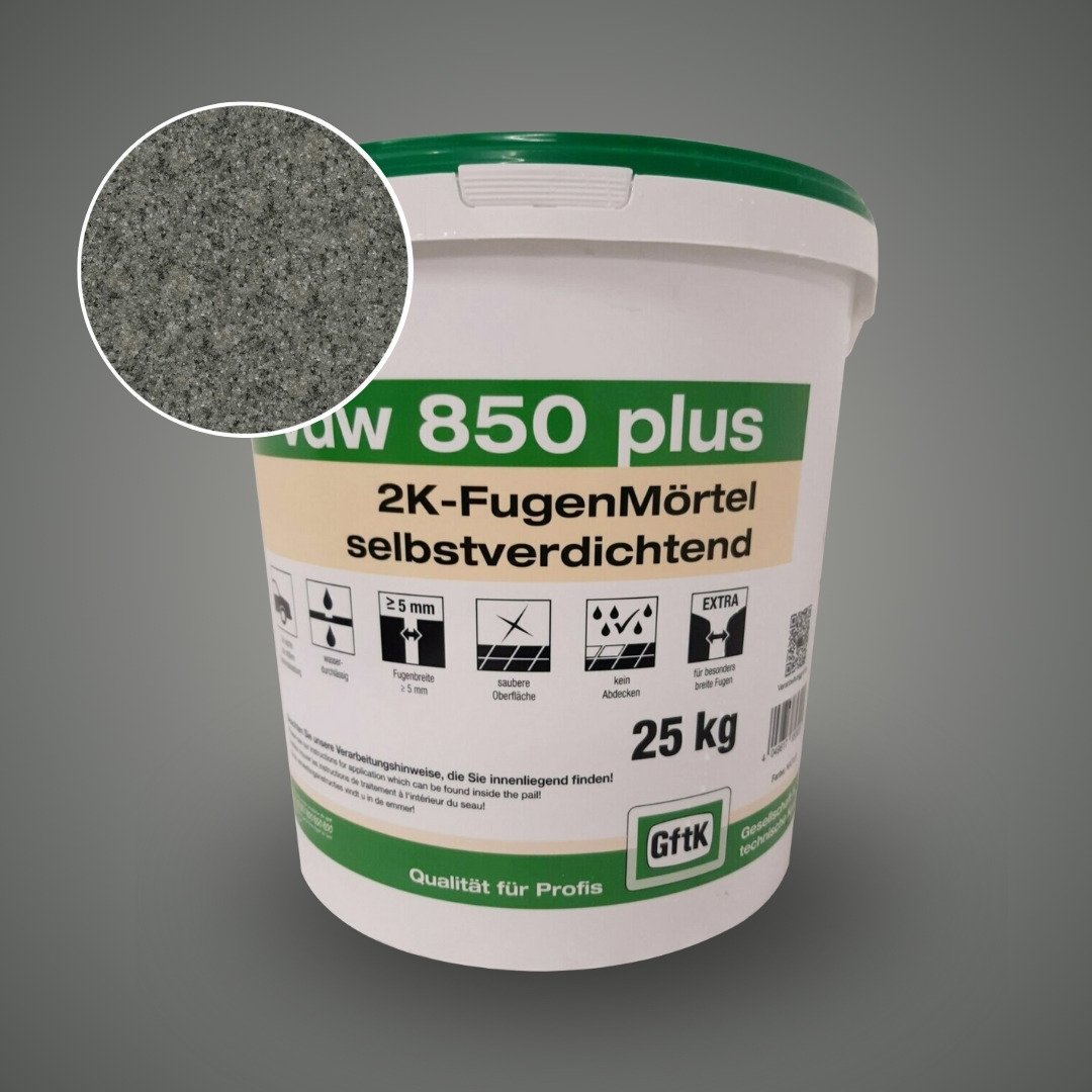 GftK _ Paving Joint Mortar vdw 850+ 25kg-Professional, ideal for patios, driveways & commercial-Stone Grey