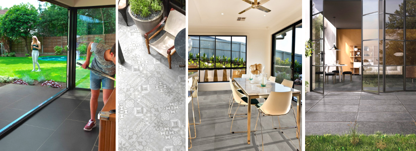 porcelain paving indoors to outdoors