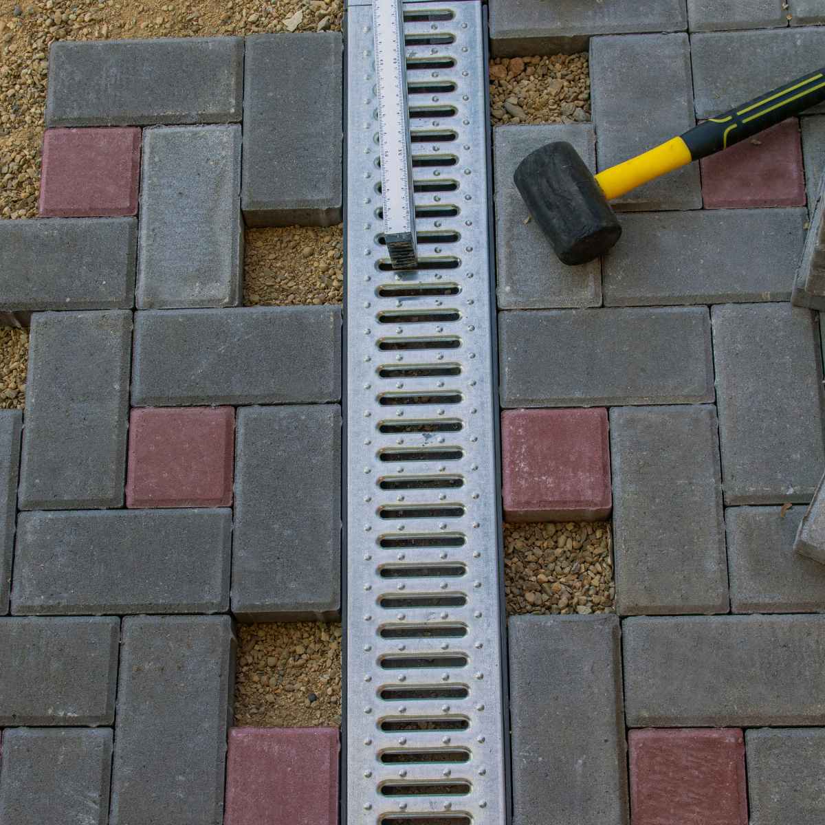 How to Fit a Paving Drainage System