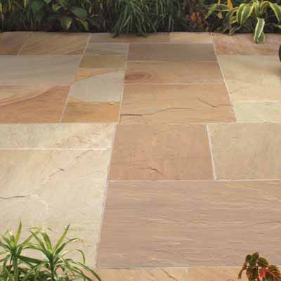 Rose, Brindle & Terracotta Paving